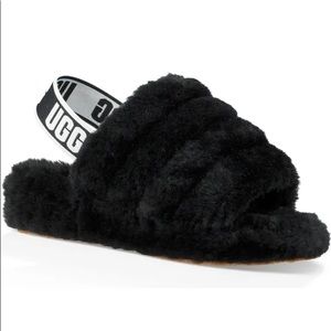 Fluff Yeah Genuine Shearling Slingback Sandal